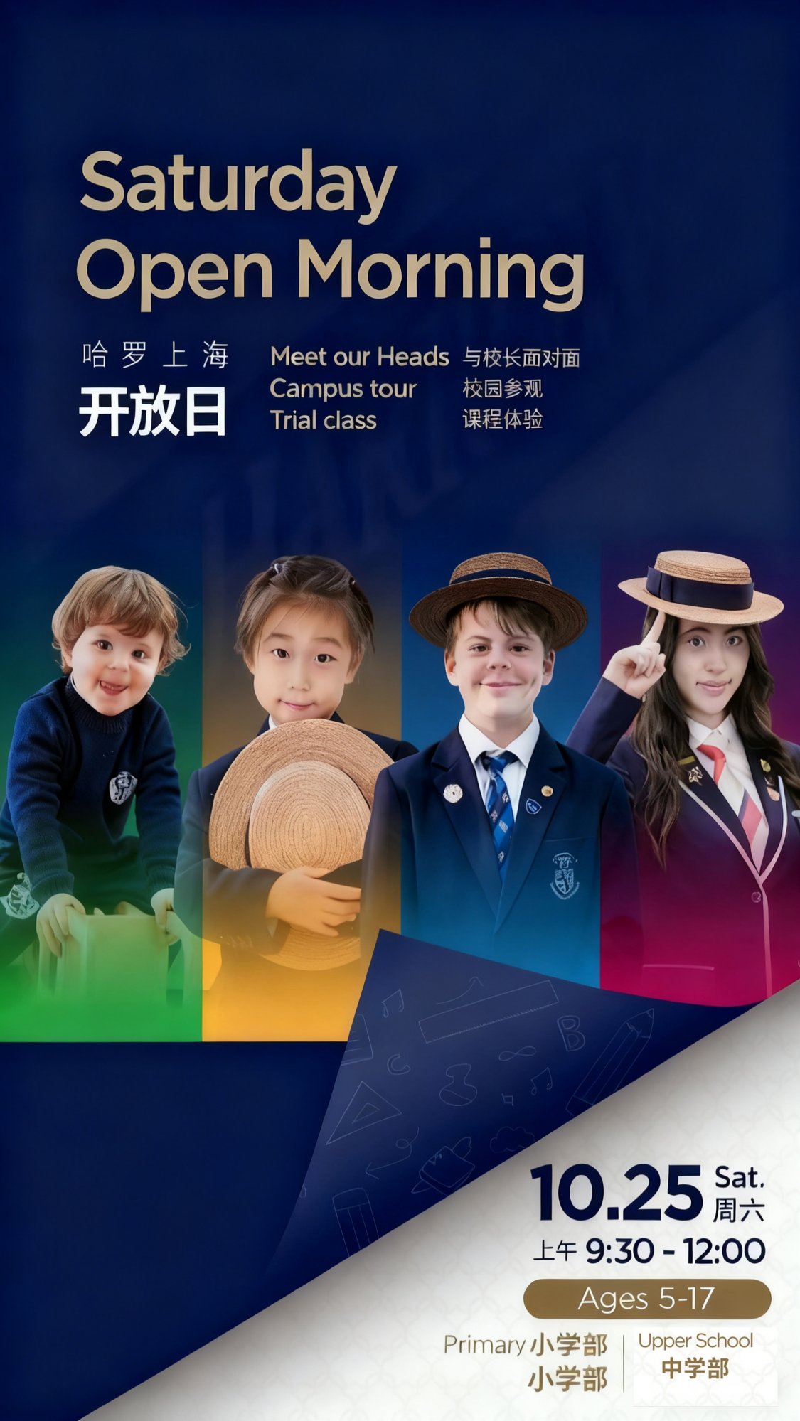 上海哈罗外籍人员子女学校10月25日校园开放日，预约通道正式开启！(图1)
